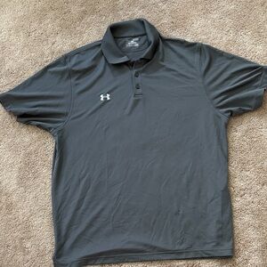 Under Armour Men's Charcoal Polo Shirt